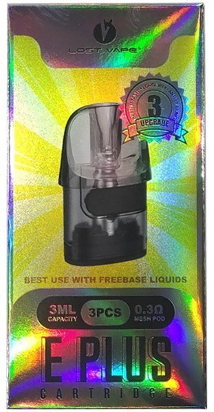 Картридж Lost Vape E-Plus Cartridge 3ml 0.3Ohm (в упак. 3 шт.) 5062