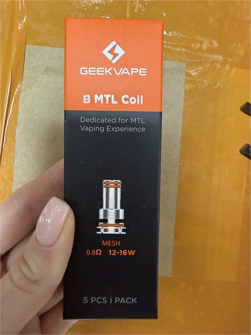 Испарители B MTL Coil Mesh 0.8 Ом 12-16W, 1 пачка, 5 штук 5390