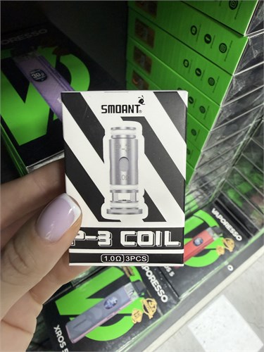 Испарители Smoant Pasito mini coil P - 3 1.0 Ом, 3 штуки 4519