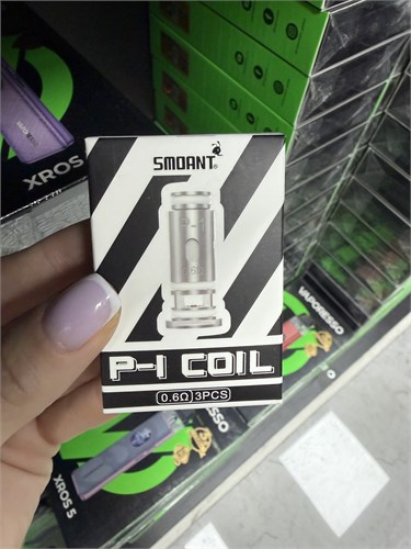 Испарители Smoant Pasito Mini P - 1 0.6 Ом, 3 штуки 4517