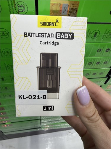 Картридж для Smoant Battlestar baby (2 испарителя - 1,2 Ом / 0,6 Ом), 2 мл 2560
