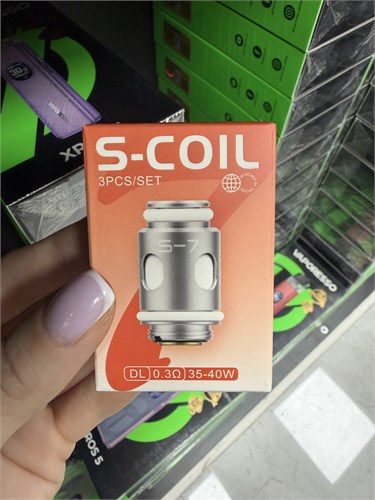 Испаритель Smoant S-7 Coil 0.3 Ом (в упак. 3 шт) для Santi, Knight 40, Charon Baby Plus, Charon T50, Pasito Pro 5024