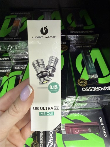 Испарители Lost Vape UB Ultra V4 M8 Coil 0.15 Ом 5 шт для Centaurus B60 AIO, B80 AIO, Centaurus G80, Centaurus Q80, Centaurus PM 100, Thelema Urban 80, картриджей UB Ultra Pod 5916