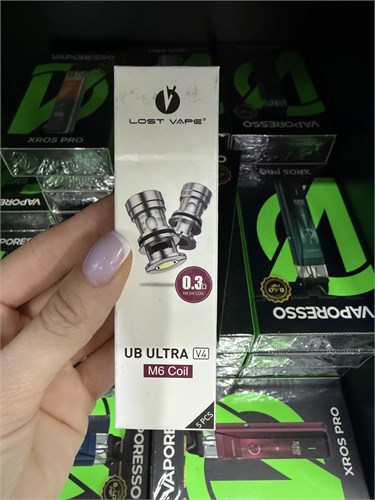 Испарители Lost Vape UB Ultra M6 Coil 0.3 Ом 5 шт для Centaurus B60 AIO, B80 AIO, Centaurus G80, Centaurus Q80, Centaurus PM 100, Thelema Urban 80, картриджей UB Ultra Pod 5917
