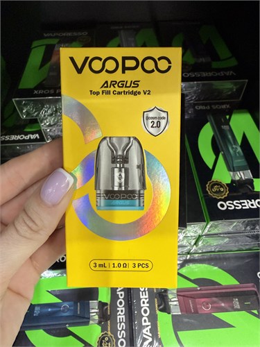 Картриджи Voopoo Argus Pod Top Fill V2 3 мл, 1.0 Ом, 3 шт для Argus Pod, Argus Pod SE, Argus P1, Argus P2, Argus G, Argus G2, Argus G2 Mini, Argus G3, Argus Z, Argus Z2 5921