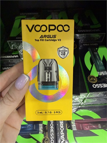 Картриджи Voopoo Argus Pod Top Fill V2 3 мл, 0.7 Ом, 3 шт для Argus Pod, Argus Pod SE, Argus P1, Argus P2, Argus G, Argus G2, Argus G2 Mini, Argus G3, Argus Z, Argus Z2 5922