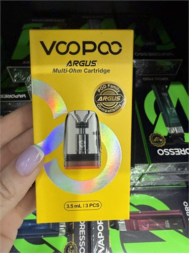 Картриджи Argus Multi-Ohm Cartridge 3.5 мл, 3 шт. для Argus Pod (P1, P1S, P2, Pod, Pod SE, G, G2, G2 Mini, G3, G3 Mini, Z, Z2 и другие) 5924