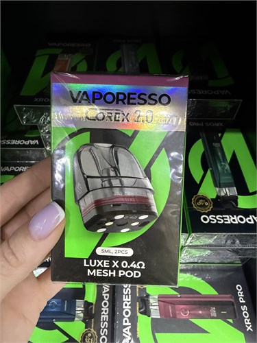 Картриджи Vaporesso Luxe X 0.4 Mesh Pod 5 мл. 2 шт. для Luxe X, Luxe X Pro, Luxe X2, Luxe X3 5928