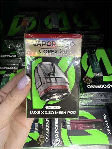 Картриджи Vaporesso Luxe X 0.3 Mesh Pod 5 мл. 2 шт. для Luxe X, Luxe X Pro, Luxe X2, Luxe X3 5929