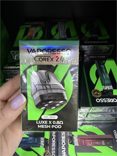 Картриджи Vaporesso Luxe X Pod 0.8 Ом 5 мл 2 шт для Vaporesso Luxe X, Luxe X Pro, Luxe X2 и Luxe X3 3953