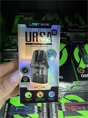 Картриджи Lost Vape Ursa V3 0.8 Ом 2.5 мл 3 штуки для Nano, Nano 2, Nano 3, Nano S, Nano Air, Nano Art, Nano Pro, Baby, Baby Pro, Pocket, Cap и Cap Pro 5933