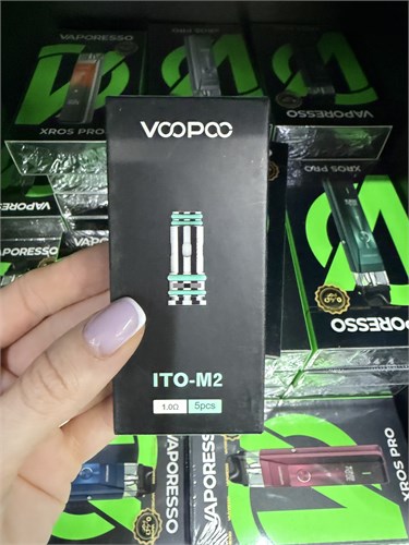 Испарители VooPoo ITO-M2 Coil 1.0 Ом 5 штук для Doric 20, Doric 20 SE, Doric Q, Doric E, Drag Q, Argus Pod и Argus P1 2738