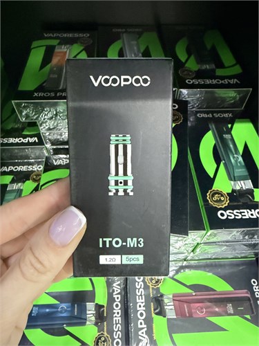 Испарители VooPoo ITO-M3 Coil 1.2 Ом 5 штук для Doric 20, Doric 20 SE, Doric Q, Doric E, Drag Q, Argus Pod и Argus P1 5934