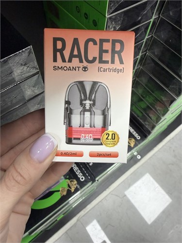 Картриджи Smoant Racer 2.0 Complete Upgrade 0.4 Ом 26-30 W 2 мл 2 штуки для Smoant Charon Racer, Racer Flex и Racer Flex Neo 5950