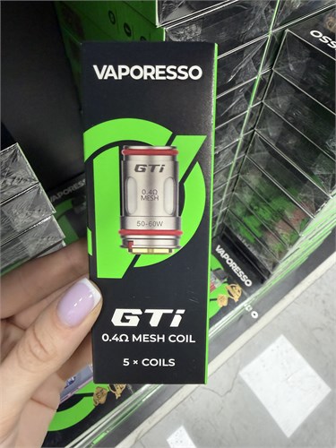 Испарители Vaporesso GTi 0.4 Ом Mesh Coil 5 штук для Target 80, Target 100, Target 200, Gen 80S, Gen 200, Armour и баков Vaporesso iTank, iTank 2, iTank T 4535