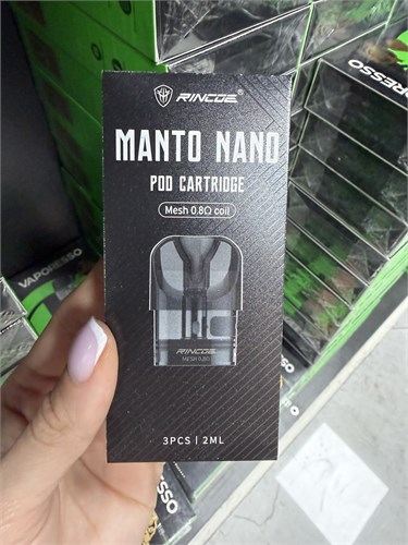 Картриджи Rincoe Manto Nano Mesh 0.8 Ом 2 мл 3 штуки для Rincoe Manto Nano Pro, P1, A1, Z1, A2, Z2 и Pro 2 5074