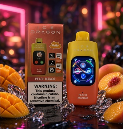 Ice Dragon 40000 - 40000 затяжек с сенсорным экраном, возможностью принимать звонки, музыкой, играми 5182