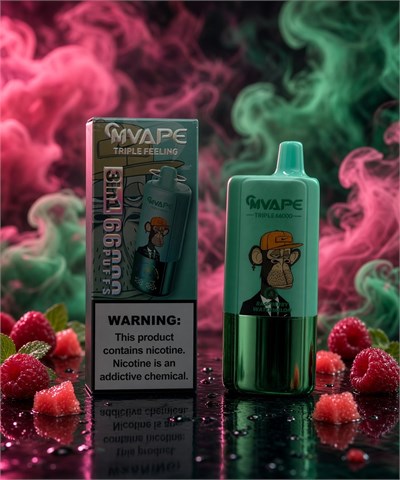 MVape Triple Feeling 3 in 1, 3 вкуса в одном, 66000 - 66000 затяжек 6009