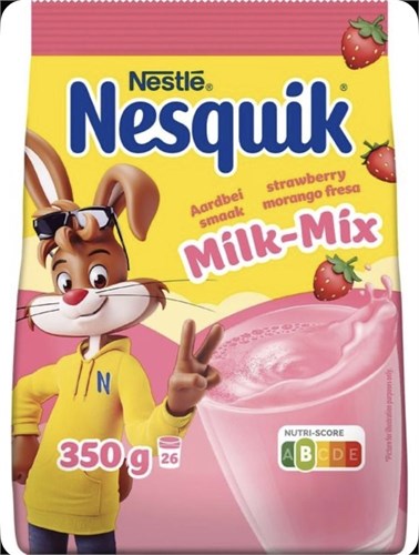 Напиток растворимый NESQUIK Milk-Mix клубника 350г (не какао) 6187