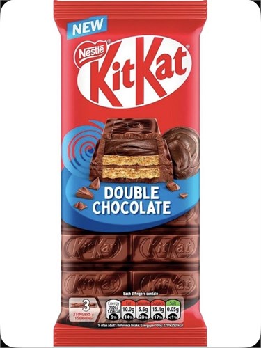 Шоколадная плитка KitKat Double Chocolate, 99 гр 1шт Англия 6212