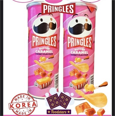 Картофельные чипсы Pringles Caramel / Принглс карамель 110 гр 6223