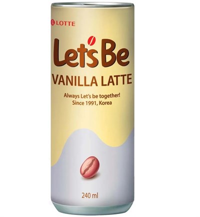 Напиток кофейный Lotte Lets Be Vanilla Latte 240 мл