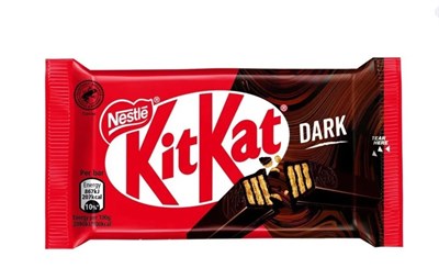Шоколадный батончик KitKat 4 Fingers Dark, в тёмном шоколаде, 41,5 г 6660
