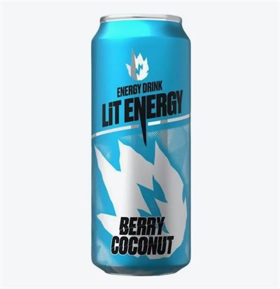 Энергетический напиток Lit Energy Berry Coconut со вкусом ягод и кокоса 450 мл 18+ 6689