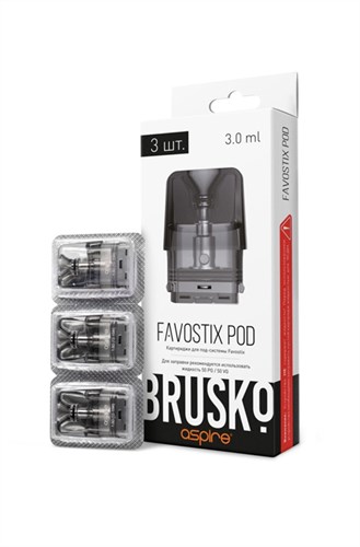 Картридж Brusko Favostix (0.6 Ом 3ml) 3 шт 6743