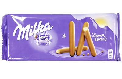Milka Lila Stix палочки-печенья покрытые молочным шоколадом, 112 г 6775