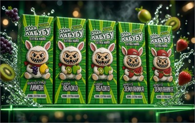 Жидкость Злая Лабубу Sour Hard 30 мл 20 мг 6838