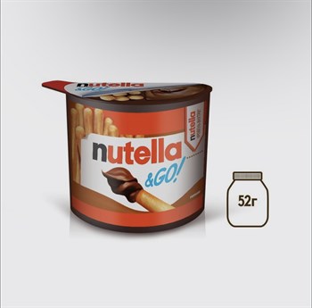 Набор Nutella&amp;GO!, из хлебных палочек и пасты ореховой Nutella, 52 г 3238