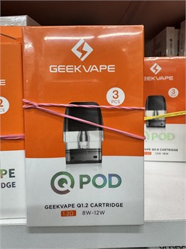 Картриджи Wenax Q pod 1.2 Ом, упаковка 3 штуки 5240
