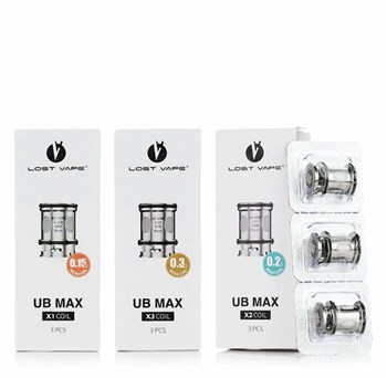 Испаритель Lost Vape UB MAX X2 Coil 0.2ohm V2 Edition, 3 испарителя - пачка 5391