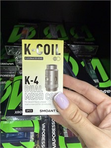 Испаритель Smoant K - 4 Mesh Coil (Knight 80 / Pasito 2) 0.2 Ом - упаковка 3 шт 5023