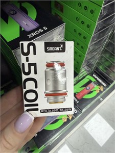 Испарители Smoant Santi S-5 0.55 Ом, 3 штуки для Smoant Santi, Charon Baby Plus, Knight 40, Charon T50, Pasito Pro 2746