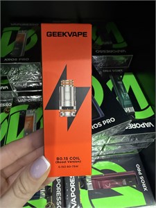 Испарители GeekVape B0.15 60-75 W, Boost Version, 1 пачка, 5 штук для подов B серии, Z Nano, Z Nano 2, Z Nano 3, Hero, Boost Plus, Boost 2 / B60, H45, Obelisk 65 5650