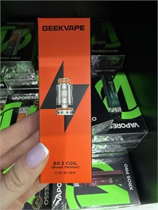 Испарители GeekVape B0.3 30-38 W, Boost Version, 1 пачка, 5 штук для подов B серии, Z Nano, Z Nano 2, Z Nano 3, Hero, Boost Plus, Boost 2 / B60, H45, Obelisk 65 5914