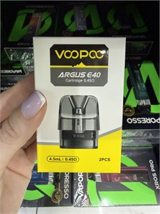 Картридж VooPoo Argus E40 Pod 4.5ml 0.45ohm (2 шт.) 5050