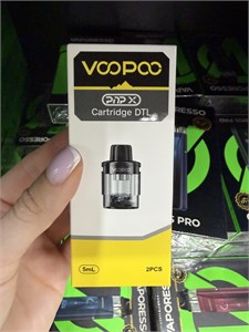 Картридж (без испарителя) Voopoo PnP X DTL (Black) Pod (5ml) для Drag X2, Drag S2, Drag X3, Drag S3, Drag 5, Drag 6, Argus Pro 2, Vinci E80, Vinci E120, Vinci Spark 100, Doric 60 Pro 4551