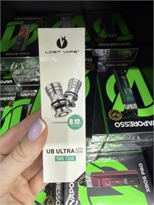 Испарители Lost Vape UB Ultra V4 M8 Coil 0.15 Ом 5 шт для Centaurus B60 AIO, B80 AIO, Centaurus G80, Centaurus Q80, Centaurus PM 100, Thelema Urban 80, картриджей UB Ultra Pod 5916
