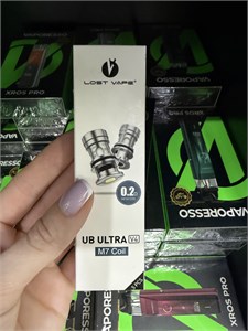 Испарители Lost Vape UB Ultra M7 Coil 0.2 Ом 5 шт для Centaurus B60 AIO и B80 AIO, Centaurus G80, Centaurus Q80, Centaurus PM 100, Thelema Urban 80, картриджей UB Ultra Pod 5919