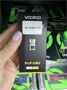 Испарители Voopoo PnP-VM6 Mesh 60-80W 0.15 Ом PNP VM6, 5 штук для DRAG S, DRAG X, DRAG Max, Vinci / Vinci X / Vinci Air, Argus, Navi, баков PnP 2805