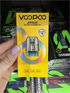 Картриджи Voopoo Argus Pod Top Fill V2 3 мл, 1.0 Ом, 3 шт для Argus Pod, Argus Pod SE, Argus P1, Argus P2, Argus G, Argus G2, Argus G2 Mini, Argus G3, Argus Z, Argus Z2 5921