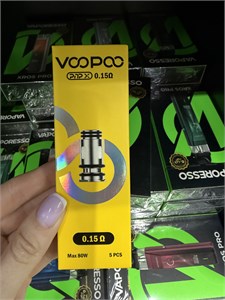 Испарители VooPoo PnP X 0.15 Ом (5 шт.) для Drag S2, Drag X2, Drag S3, Drag X3, Drag 5, Drag 6, Argus Pro 2, Vinci S, Vinci E80 и E120 с картриджем PnP-X, PnP-X Pod Tank и Uforce-X 5923