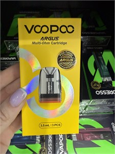 Картриджи Argus Multi-Ohm Cartridge 3.5 мл, 3 шт. для Argus Pod (P1, P1S, P2, Pod, Pod SE, G, G2, G2 Mini, G3, G3 Mini, Z, Z2 и другие) 5924