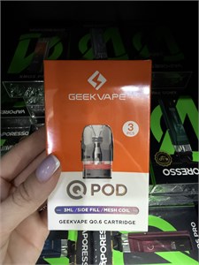 Картриджи GeekVape Q Pod Side Full Mesh Coil 0.6 Ом 3 мл для Wenax Q, Wenax Q Mini, Wenax Q2, Wenax Q Pro, Wenax Q Ultra, Sonder Q, Sonder Q2, Sonder Q3, Aegis Q (AQ), Aegis Hero Q, Digi-Q 5925