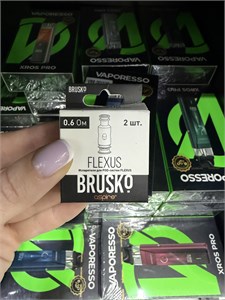 Испарители Brusko Flexus AF Mesh Coil 0.6 Ом 2 шт для картриджей Flexus Q, Flexus Stik, Flexus Blok, Flexus AIO и Riil X 5007