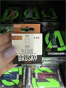 Испарители Brusko Flexus Mesh Coil 1.0 Ом, 2 шт для Brusko / Aspire Flexus Q, Flexus Stik, Flexus Blok, Flexus AIO, Riil X 2788