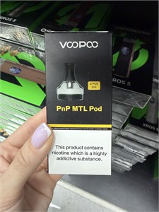 Картриджи без испарителя Voopoo PnP MTL Pod 2 мл 2 шт для Drag S, Drag X, Drag S/X Pro, Drag Max, Argus, Argus Pro, Argus X, V.Suit, Seal, а также базы PnP Pod Tank 2798